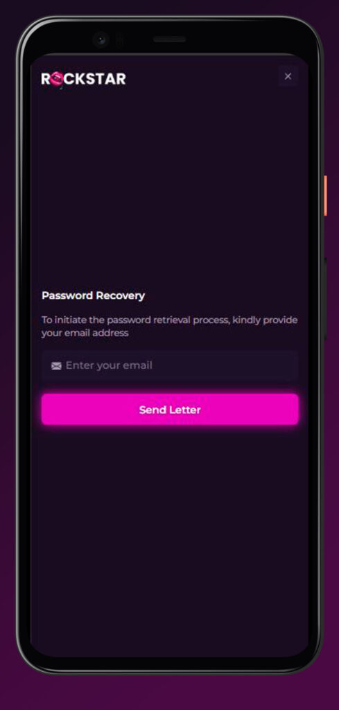 recovery password rockstar casino