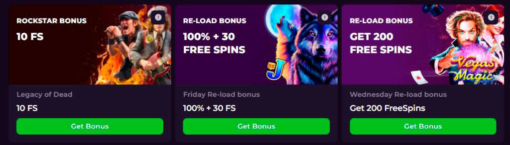 rockstar casino bonuses